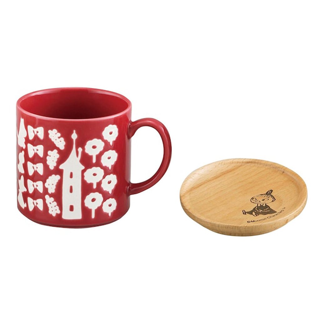 MOOMIN - (生誕 80周年 ) - 木製コースター付マグ / リトルミイ